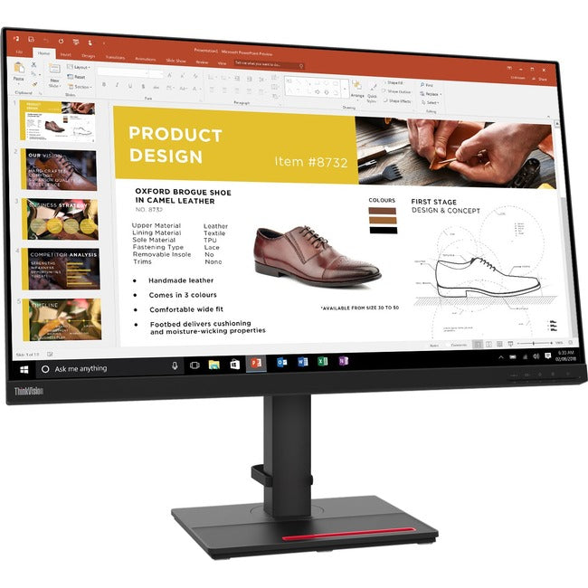 Lenovo ThinkVision P32P-20 31.5" 4K UHD WLED LCD Monitor - 16:9 - Raven Black