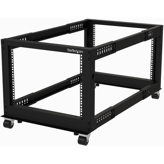 StarTech.com 8U 19" Open Frame Server Rack - Compact, 4 Post, Adjustable Depth (22 to 40") - Mobile Network Rack - HP ProLiant ThinkServer  FRN