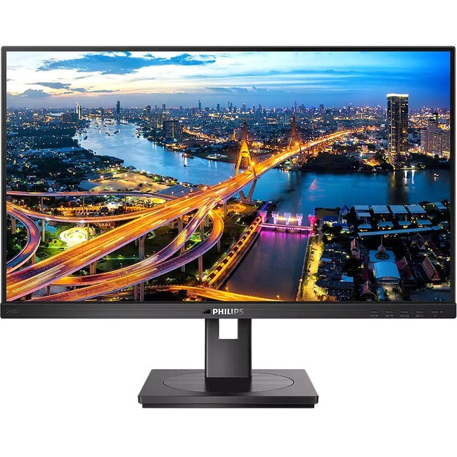 Philips 243B1 23.8" Full HD WLED LCD Monitor - 16:9 - Textured Black