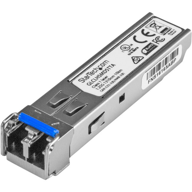 StarTech.com Cisco GLC-LH-SMD Compatible SFP Module - 1000BASE-LX-LH - 1GE Gigabit Ethernet 1GbE Single Mode Fiber SMF Optic Transceiver