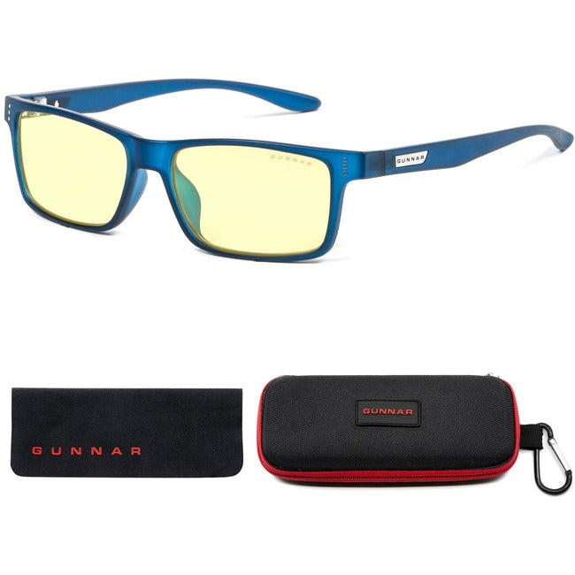 GUNNAR Gaming & Computer Glasses for Kids (age 12+) - Cruz, Navy, Amber Tint