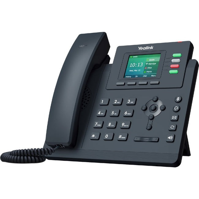 Yealink SIP-T33G IP Phone - Corded-Cordless - Corded - Wall Mountable, Desktop - Classic Gray