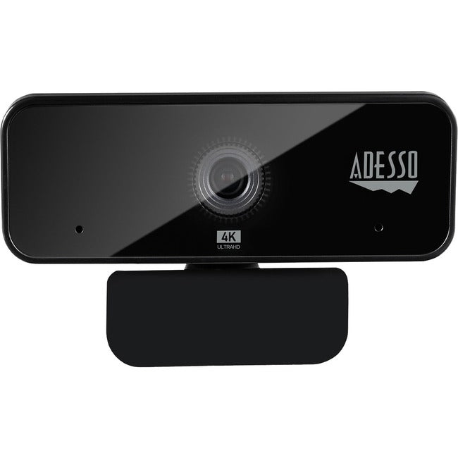 Adesso CyberTrack CyberTrack H6 Webcam - 8 Megapixel - 30 fps - Black - USB 2.0