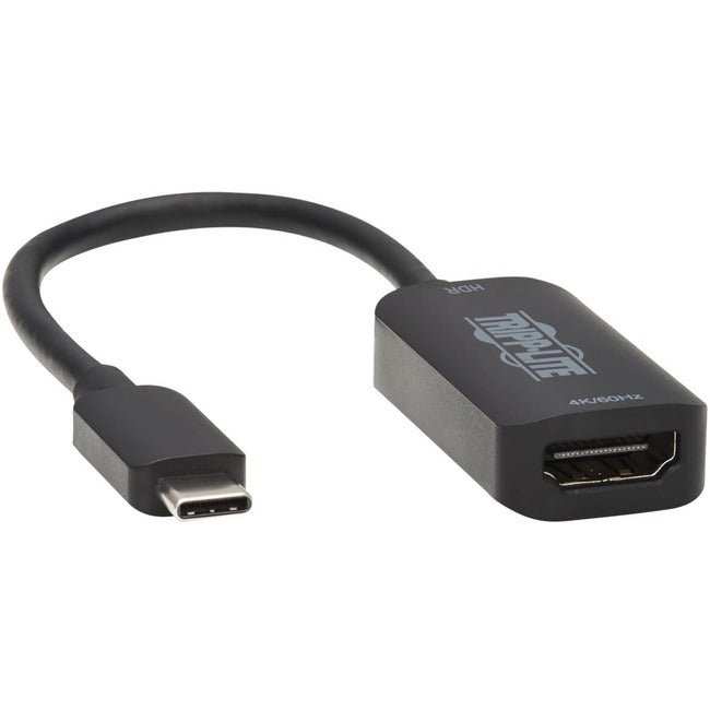 Tripp Lite U444-06N-HDR-B USB-C to HDMI Adapter Cable, M-F, Black, 6 in.