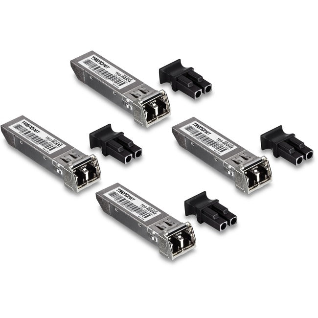 TRENDnet TEG-MGBSX-4; 4-Pack SFP Multi-Mode LC Module (550m)