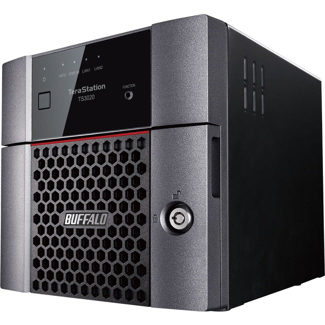 BUFFALO TeraStation 3220DN 2-Bay Desktop NAS 8TB (2x4TB) with HDD NAS Hard Drives Included 2.5GBE - Computer Network Attached Storage - Private Cloud - NAS Storage- Network Storage - File Server