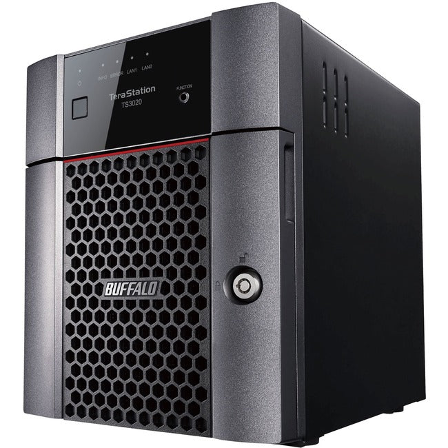 BUFFALO TeraStation 3420DN 4-Bay Desktop NAS 8TB (2x4TB) with HDD NAS Hard Drives Included 2.5GBE - Computer Network Attached Storage - Private Cloud - NAS Storage- Network Storage - File Server