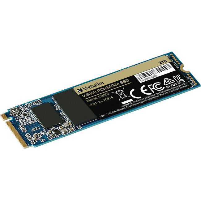 Verbatim Vi3000 2 TB Solid State Drive - M.2 2280 Internal - PCI Express NVMe (PCI Express NVMe 3.0 x4)