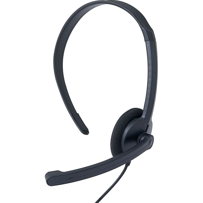 Verbatim Mono Headset with Microphone and In-Line Remote