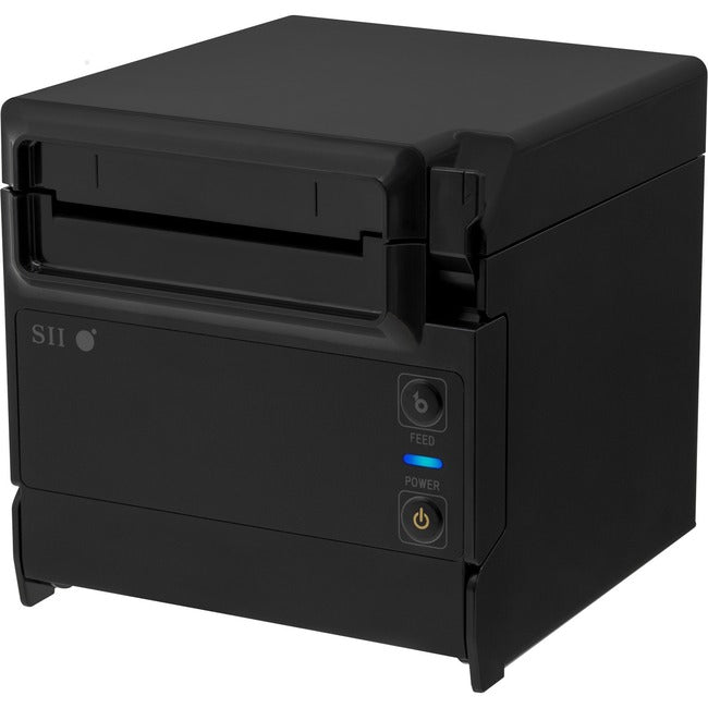 Seiko RP-F10 Desktop Direct Thermal Printer - Monochrome - Wall Mount - Receipt Print - USB - Yes - Bluetooth - Near Field Communication (NFC) - US - With Cutter - Black