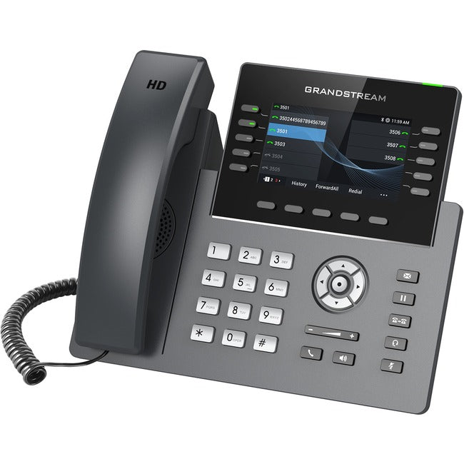 Grandstream GRP2615 IP Phone - Corded - Corded-Cordless - Wi-Fi, Bluetooth - Desktop, Wall Mountable