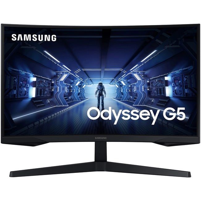 Samsung Odyssey G5 C34G55TWWN 34" UW-QHD Curved Screen LED Gaming LCD Monitor - 21:9 - Black