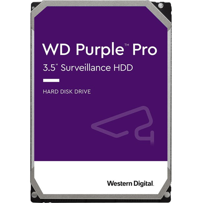 WD Purple Pro WD101PURP 10 TB Hard Drive - 3.5" Internal - SATA (SATA-600) - Conventional Magnetic Recording (CMR) Method