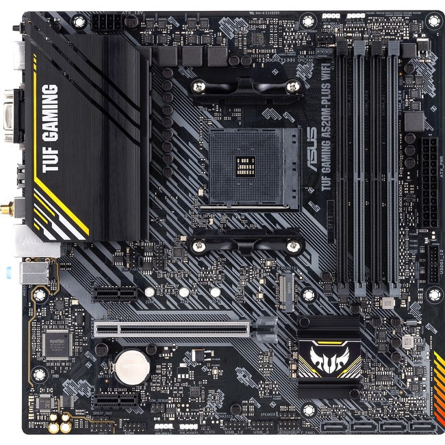 TUF GAMING A520M-PLUS WIFI Gaming Desktop Motherboard - AMD Chipset - Socket AM4 - Micro ATX