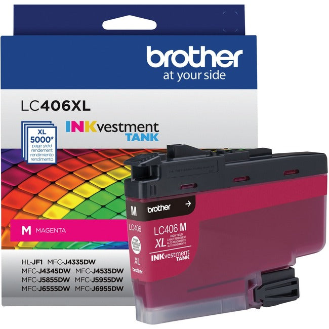 Brother INKvestment LC406XLM Original Ink Cartridge - Single Pack - Magenta