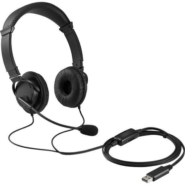 Kensington USB Hi-Fi Headphones with Mic and Volume Control