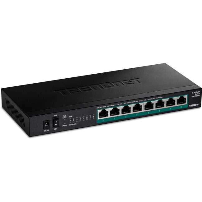 TRENDnet 8-Port Unmanaged 2.5G PoE+ Switch