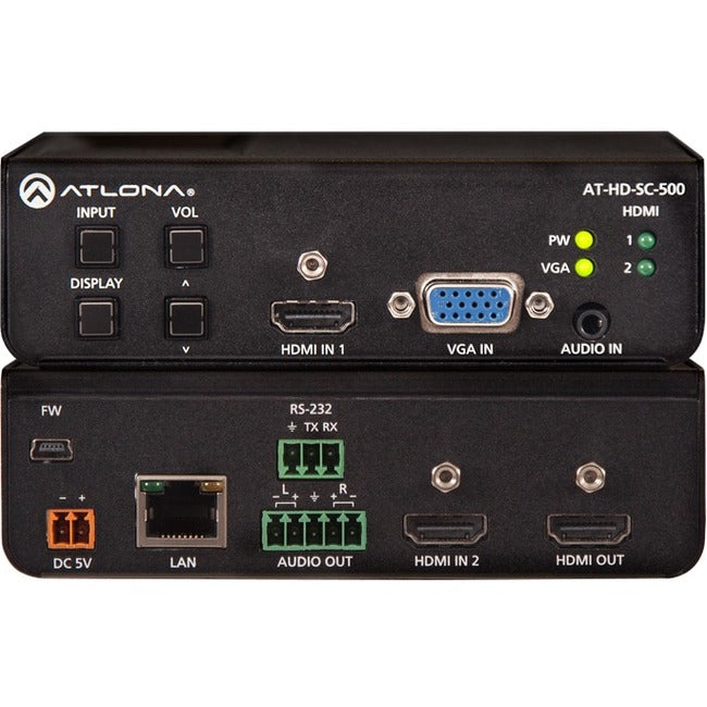 Atlona Three-Input HD Video Scaler for HDMI and VGA Signals