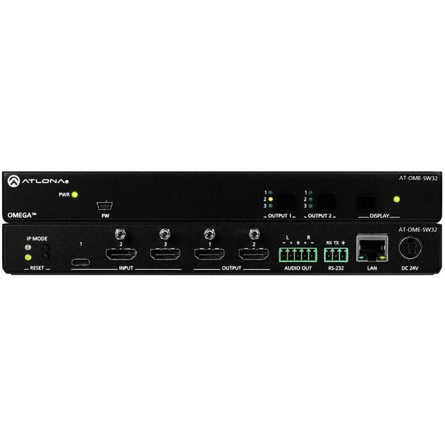 Atlona 3�2 Matrix Switcher for HDMI and USB-C