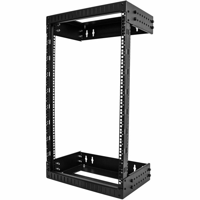 StarTech.com 18U 19" Wall Mount Network Rack - Adjustable Depth 12-20" Open Frame for Server Room -AV-Data-Computer Equipment w-Cage Nuts  FRN