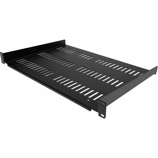 StarTech.com 1U Vented Server Rack Cabinet Shelf - Fixed 12" Deep Cantilever Rackmount Tray for 19" Data-AV-Network Enclosure w-Cage Nuts