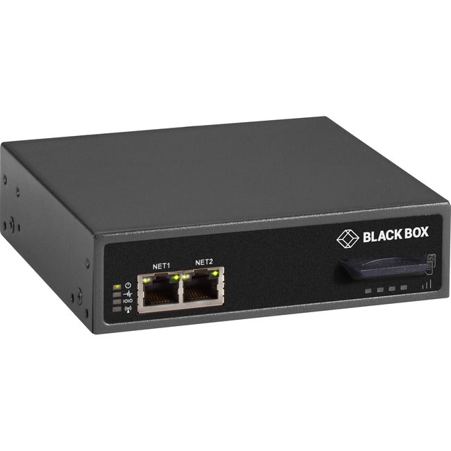 Black Box LES1600 Series Console Server - 4G LTE Modem, Cisco Pinout, Verizon, 4-Port