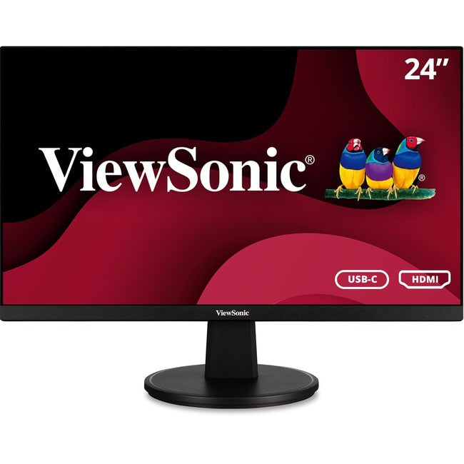 ViewSonic 23.8" Full HD LED LCD Monitor - 16:9 - Black