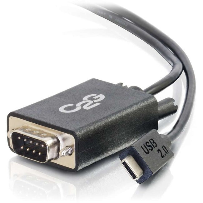 C2G USB 2.0 USB-C to DB9 Serial RS232 Adapter Cable