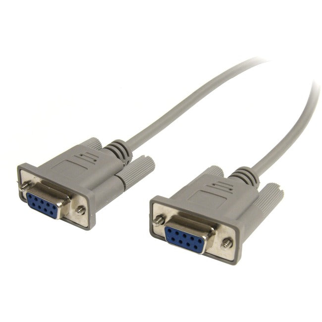 StarTech.com StarTech.com Cross Wired DB9 Serial Null Modem Cable - F-F - Serial-Null Modem Cable - 1 x DB-9, 1 x DB-9 - Serial-Null Modem Cable Crossover External - 25 ft