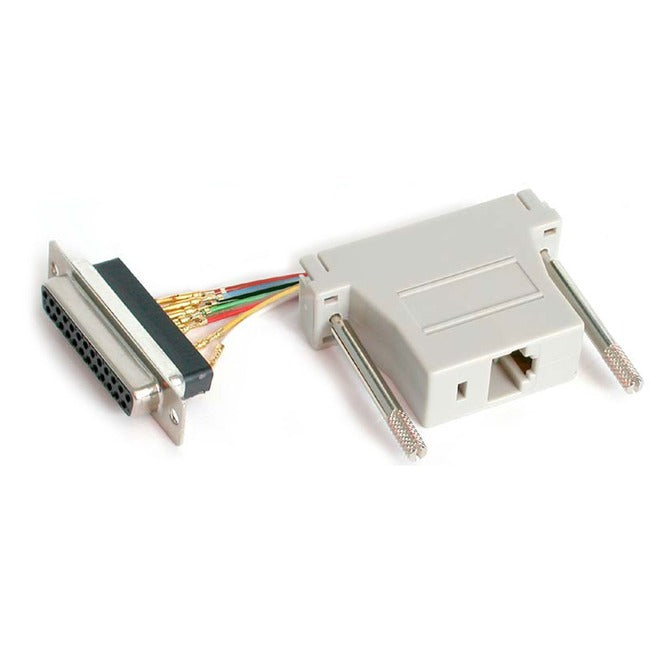 StarTech.com StarTech.com DB25 to RJ45 Modular Adapter - Serial adapter - DB-25 (F) - RJ-45 (F)