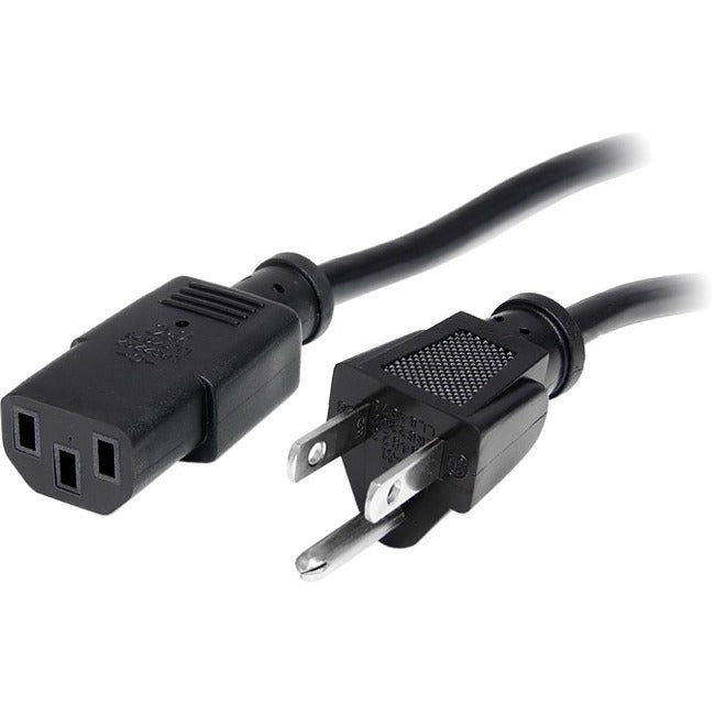 StarTech.com 6 ft Standard Computer Power Cord - NEMA5-15P to C13 - Power cable - IEC 320 EN 60320 C13 (F) - NEMA 5-15 (M) - 6 ft