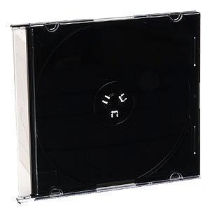 Verbatim CD-DVD Black Slim Jewel Cases - 200pk (bulk)